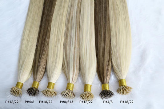 Three kinds of hair to make a wig