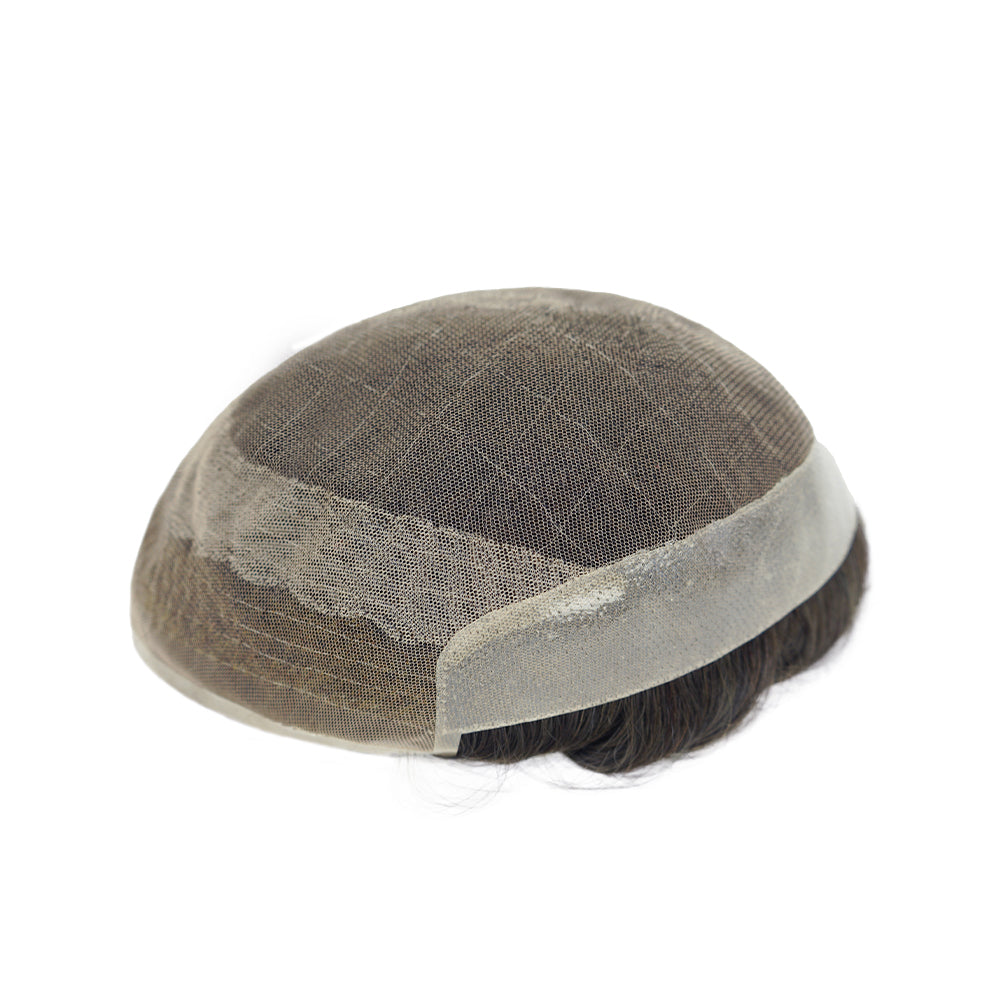 AHF2 Encaje francés octágono con lados y espalda Poly 1 pulgada