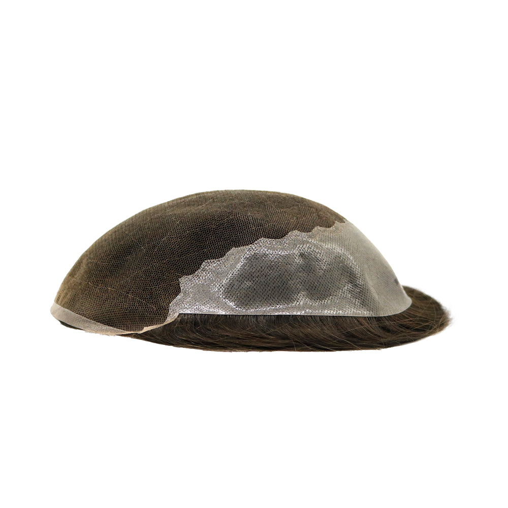 AHF4 Q6 French lace with Sides and Back Poly, with Supporting Thread all over, PU inside scalloped