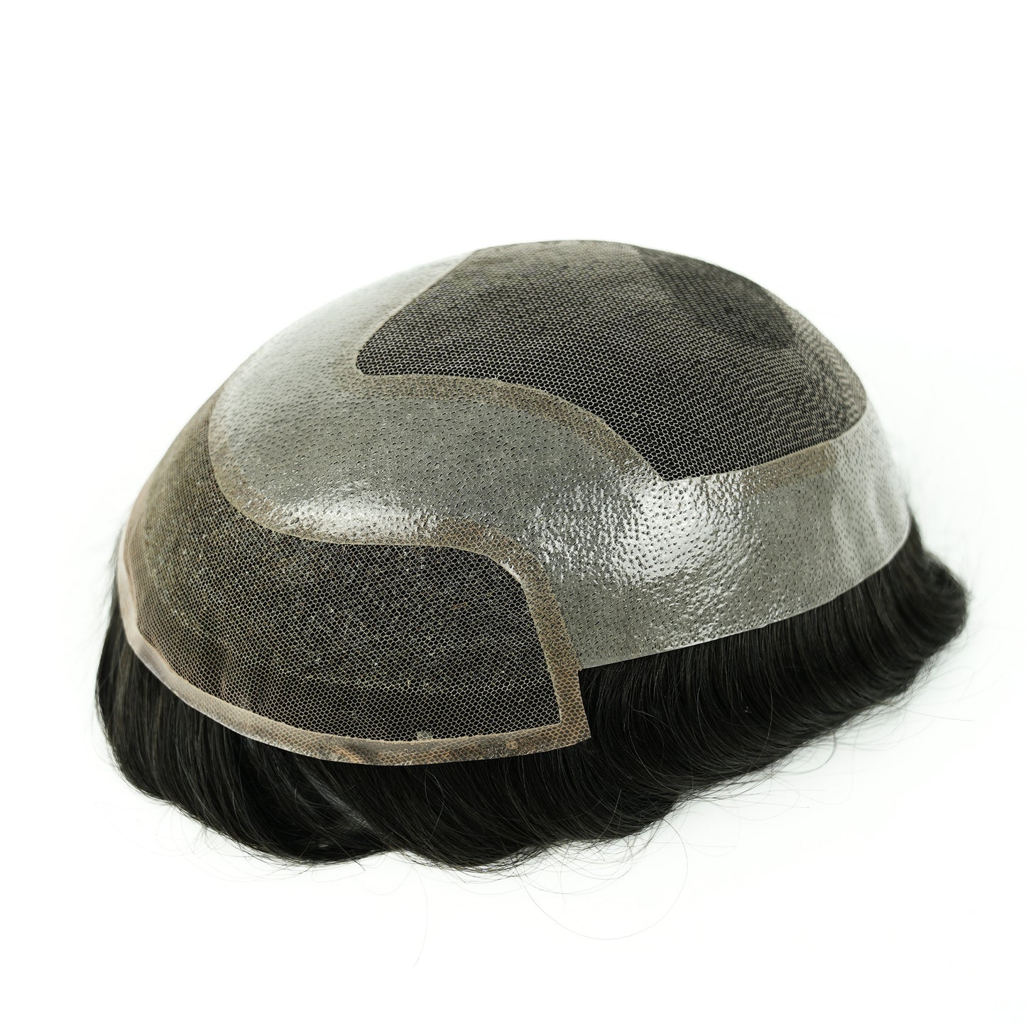 AHF5 Hollywood French lace with full poly perimeter, front french lace 1/3"